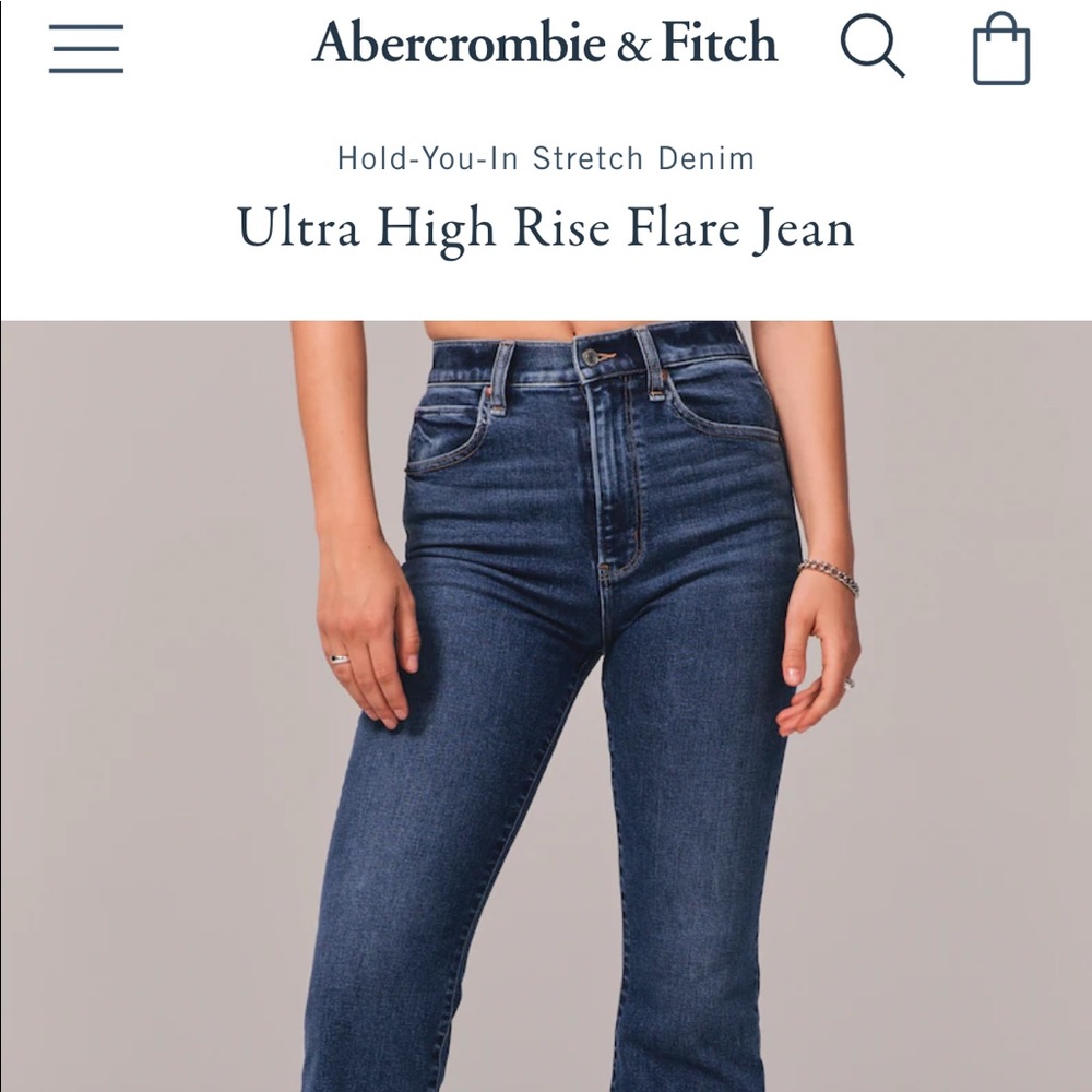 Ultra High Rise Flare Jean - Picture 2 of 13